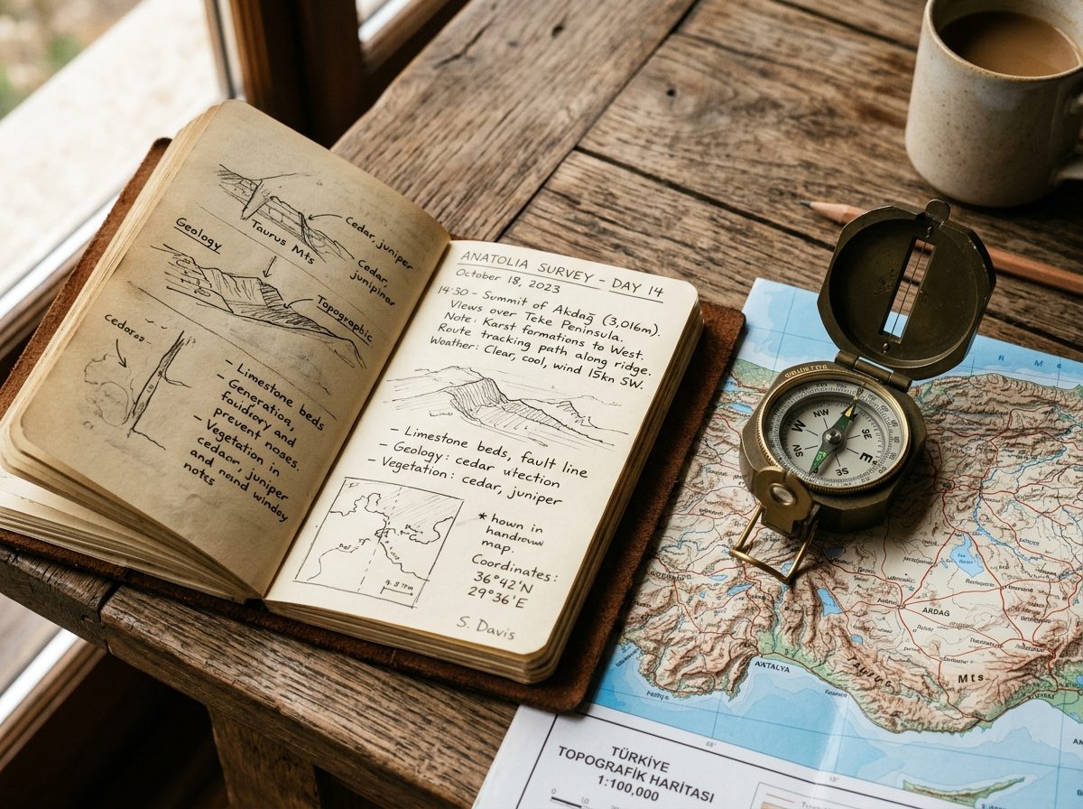 Field notes from Ali Kocaadam's route research