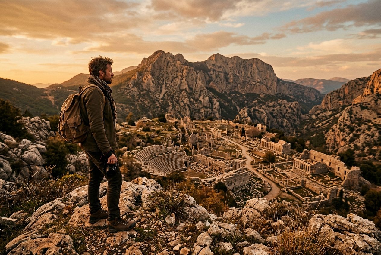 Ali Kocaadam exploring Turkey's landscapes